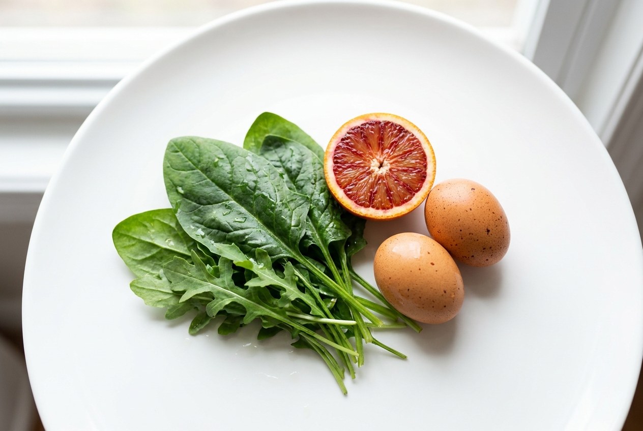 Methylated B vitamins, from leafy greens and citrus