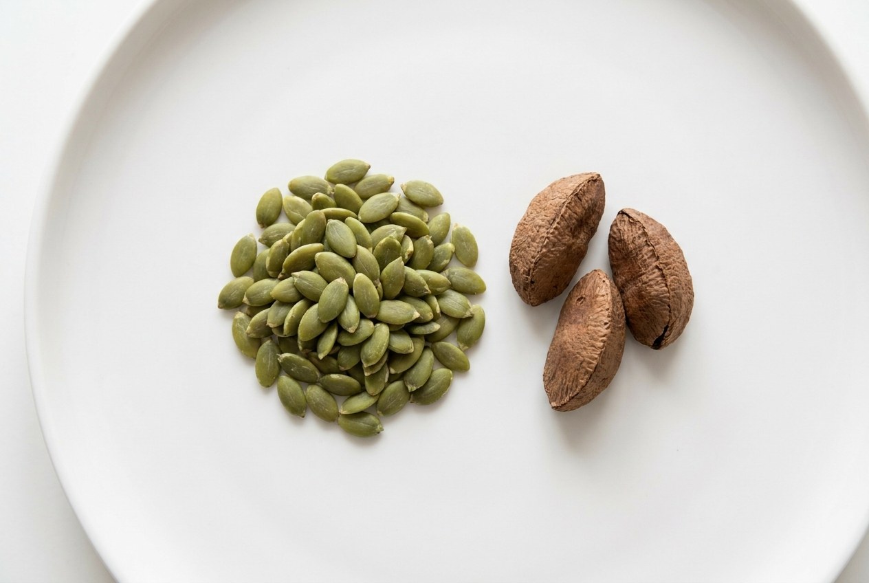 Zinc and selenium, from pumpkin and brazil nuts