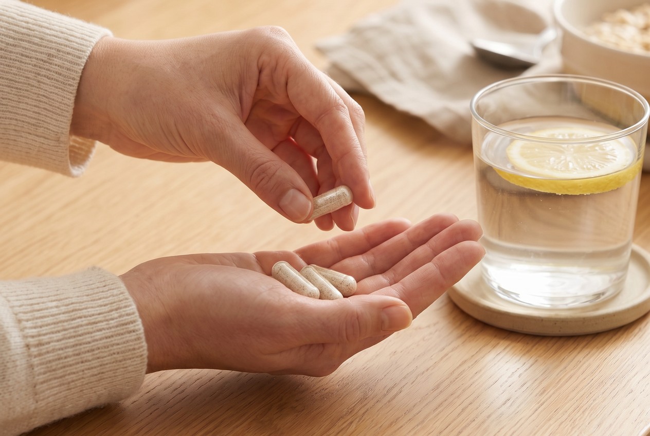 Take two capsules with a meal